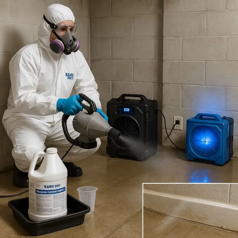 Sanitization and Odor Removal process in Boothbay, ME